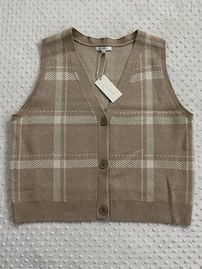Z Supply Oliver Plaid Sweater (L)